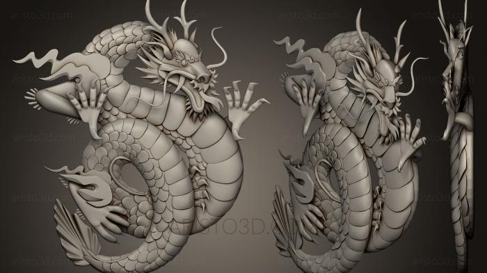 Figurines of griffins and dragons (STKG_0065) 3D model for CNC machine